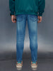 Men's Casual Skinny Crop Fit Jeans | Blue