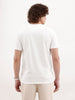Placement Printed Slim Fit T-Shirt | White