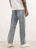 Men Casual Anti Fit Jeans With Tonal Embroidery | Super Stone
