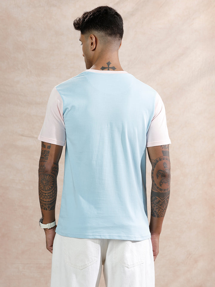 Pastle Colour Blocked T-Shirt  | Multicolor