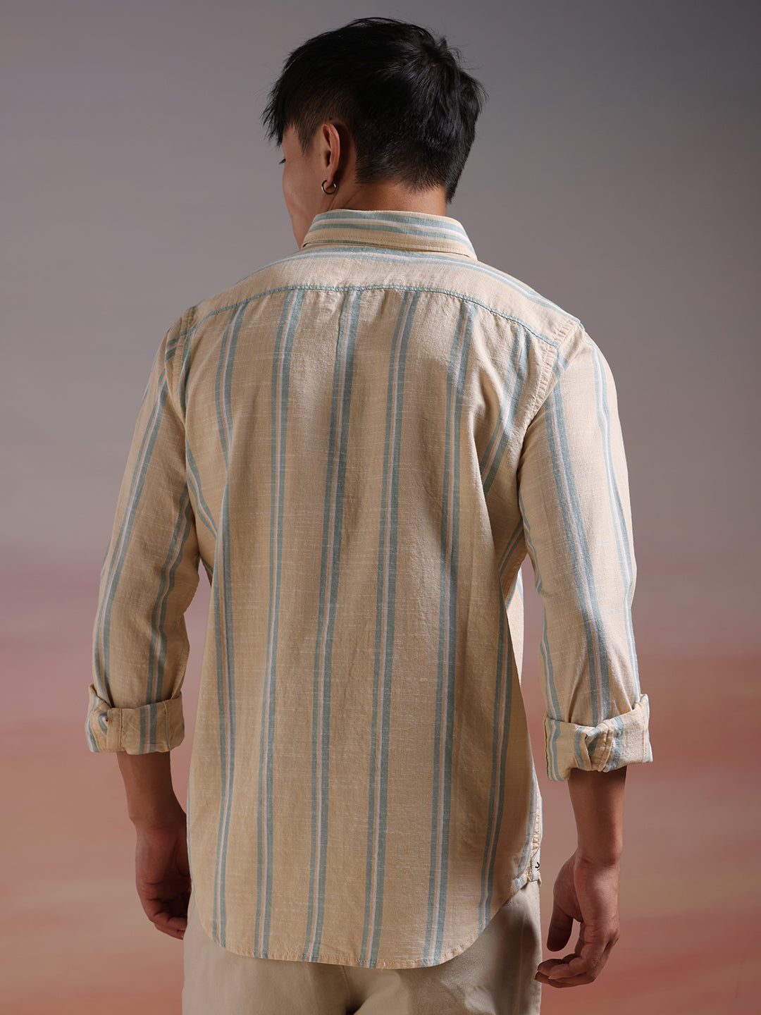 Linear Stripes Retro Shirt