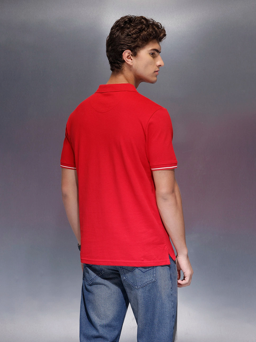 Men's Regular Fit polo tshirt |  Red