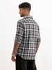 Classic Slim Fit Checkered Shirt | Black