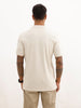 Solid HD Printed Polo T-Shirt | Beige | WWTS367F