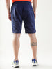 Printed Rise Active Blue Shorts