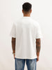 Comfort Fit Embroidery Patch Detail Polo T-Shirt | Off White