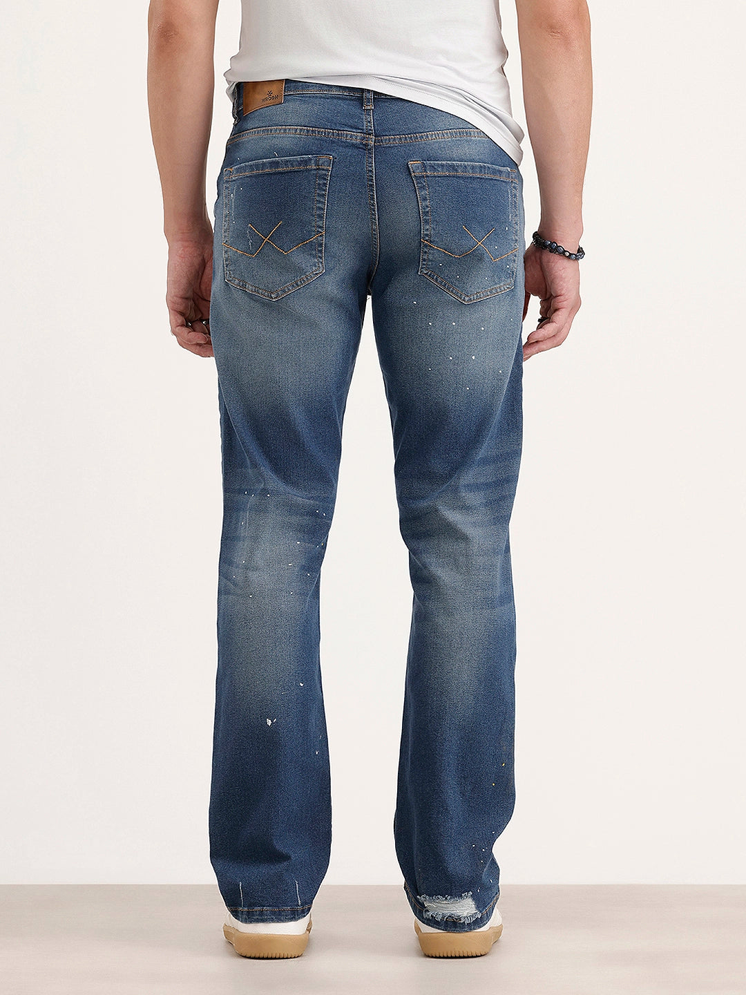Distressed Anti Fit Denim Jeans | Blue