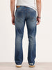 Distressed Anti Fit Denim Jeans | Blue