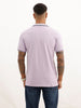 Regular Fit Tipping Collar Polo T-Shirt | Purple