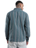 Elite White & Green Striped Shirt