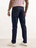 Solid Relaxed Fit Denim Jeans | Blue