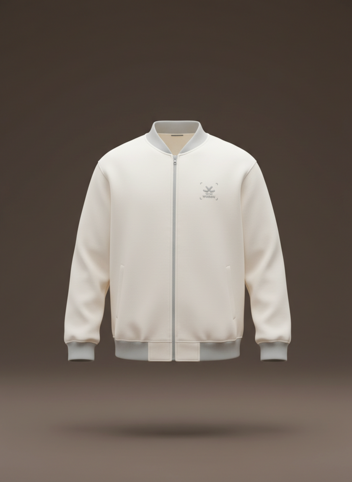 Men's Casual Zip-Up Jacket With Contrast Trim | Tapioca