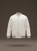 Men's Casual Zip-Up Jacket With Contrast Trim | Tapioca