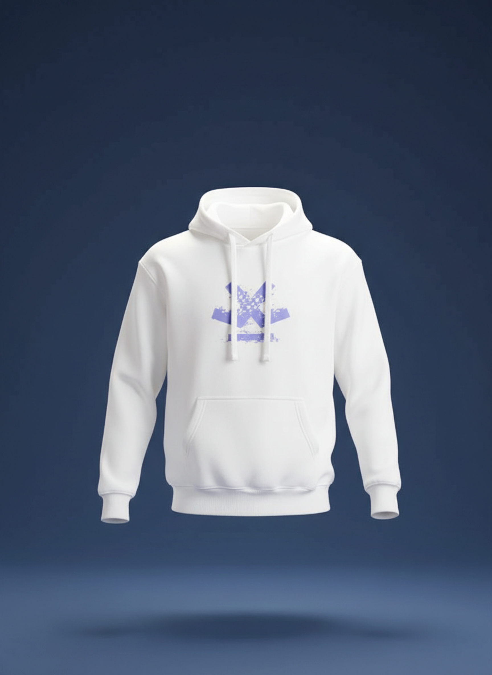 Men's Casual Branded Oversized Fit Sweatshirt | White