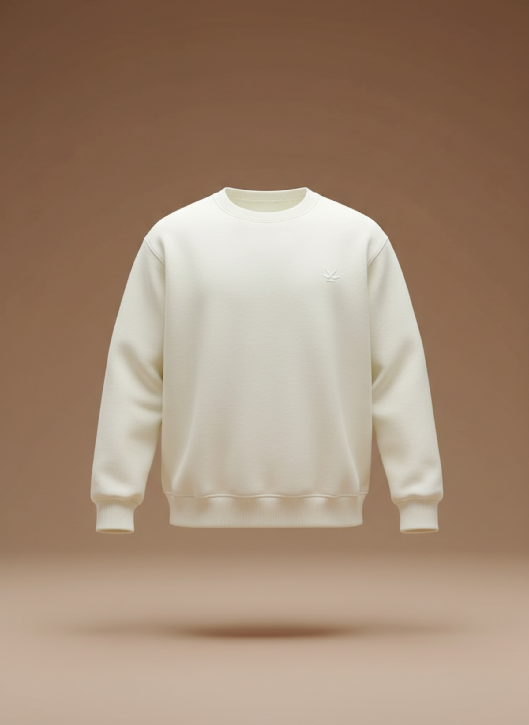 Men's Solid Casual Comfort Fit Sweatshirt | Aloe Wash