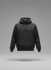 Classic Black Hoodie with Tonal Logo | Black