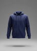 Men’s Solid Zip-Up Hoodie Sweatshirt | Blue