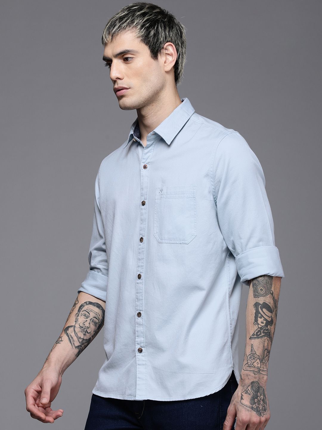 Blue Mist Slim Fit Shirt