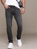 Grey Slim Fit Five Pocket Jeans