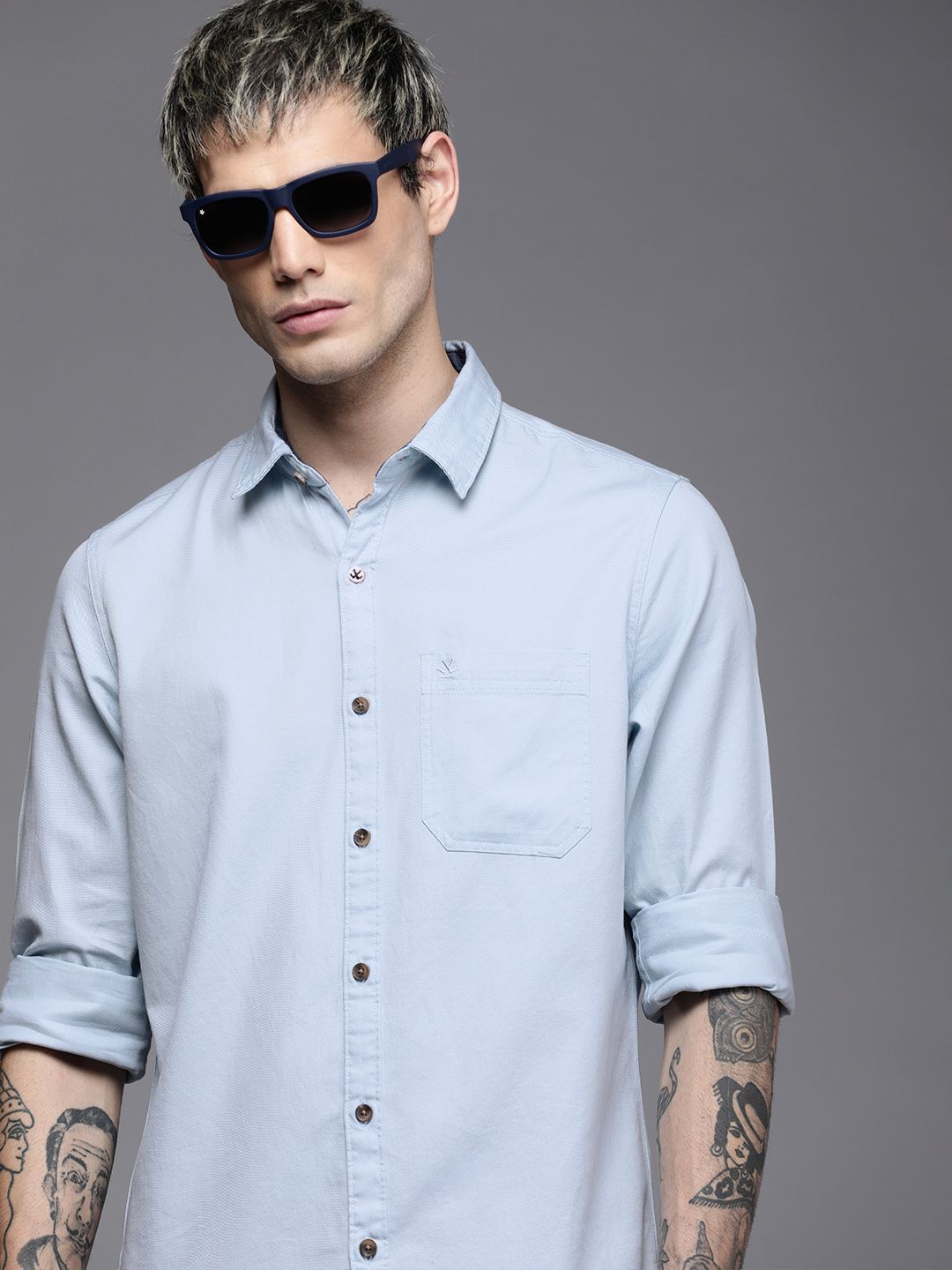 Blue Mist Slim Fit Shirt