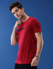 Classic Red Printed T-Shirt