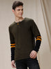 Blocked Henley Long Sleeve T-Shirt