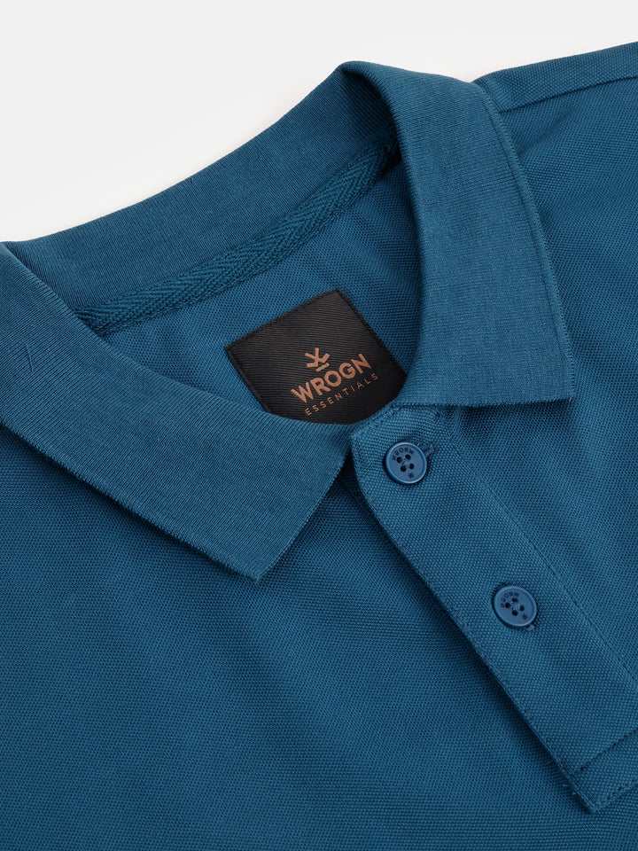 Essential Supima Polo T-Shirt |Teal