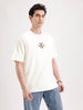Classic Oversized Back Printed T-Shirt  | Yellow