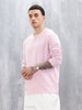 Wrogn Classic Henley T-Shirt For Men's | Pink