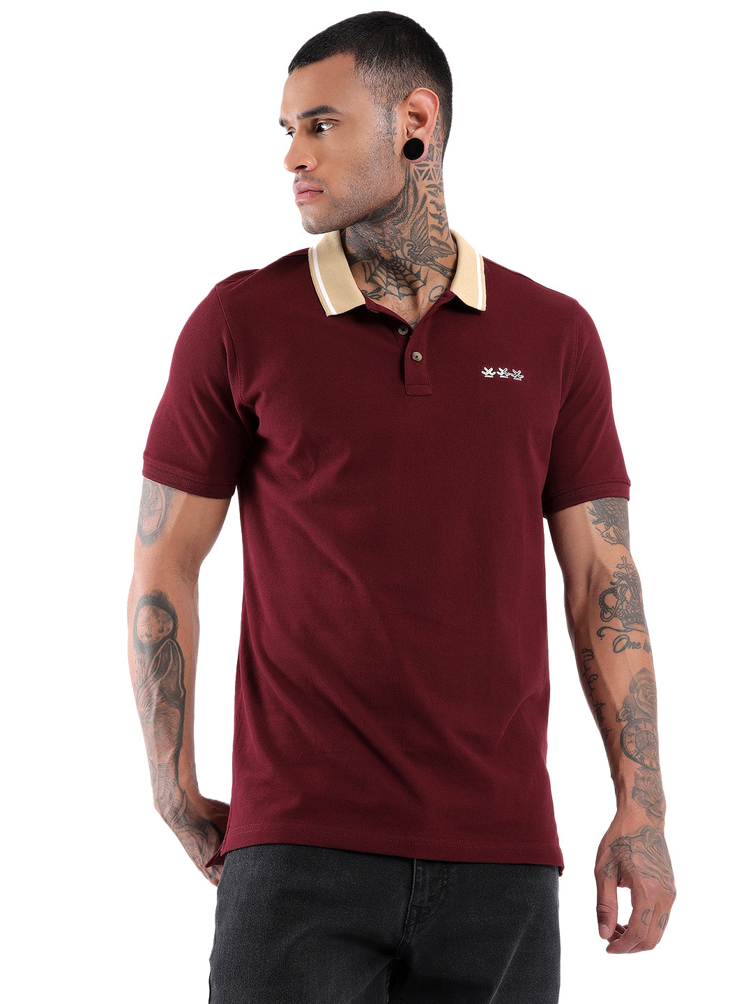 Maroon Logo Play Polo T-Shirt