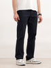 Solid Slim Fit Trouser | Navy Blue