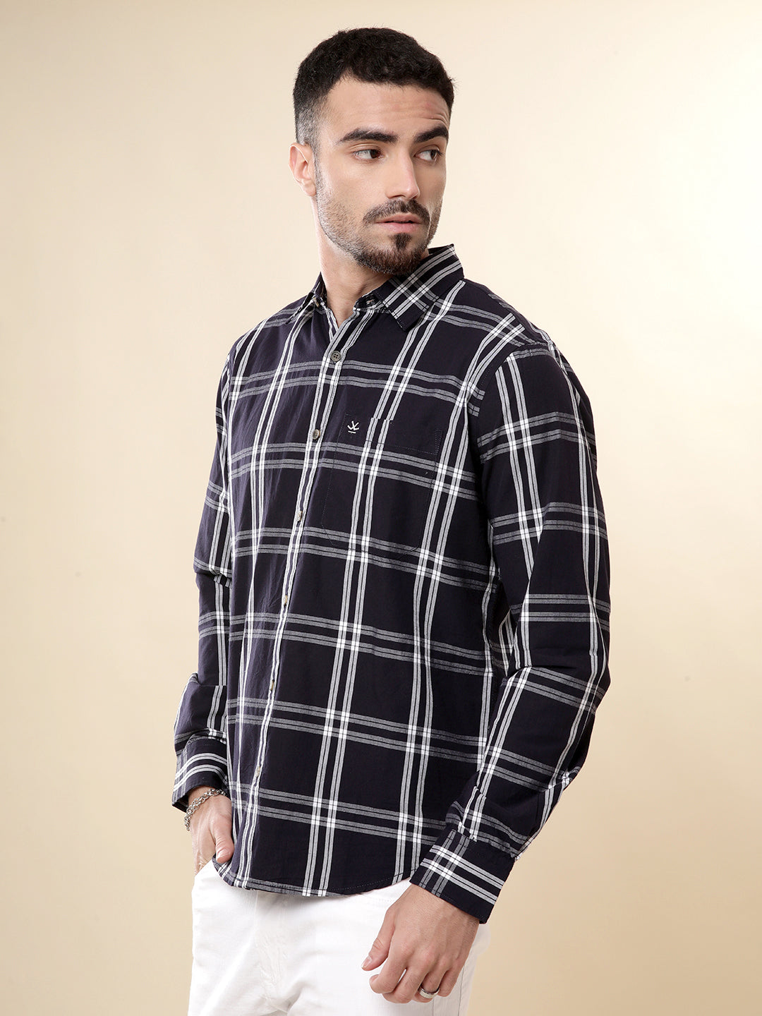 Black & White Checked Urban Shirt