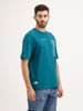Oversized Fit Cut & Sew T-Shirt | Teal