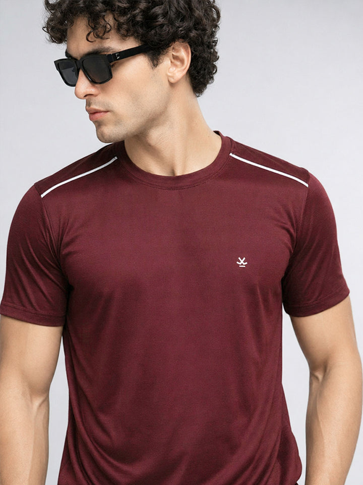 Performance Tee | Active |  Maroon