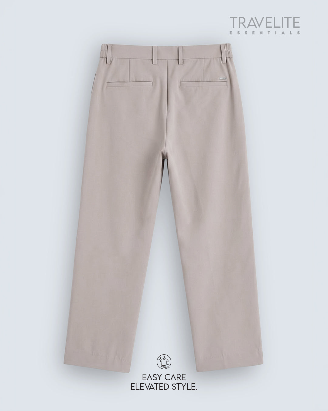 Travelite Straight Fit Trousers | Essential |  Khaki