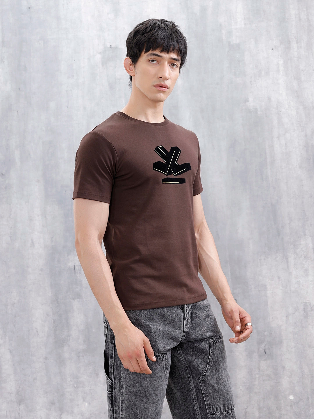 Men's Wrogn Logo Graphic Tee | Brown