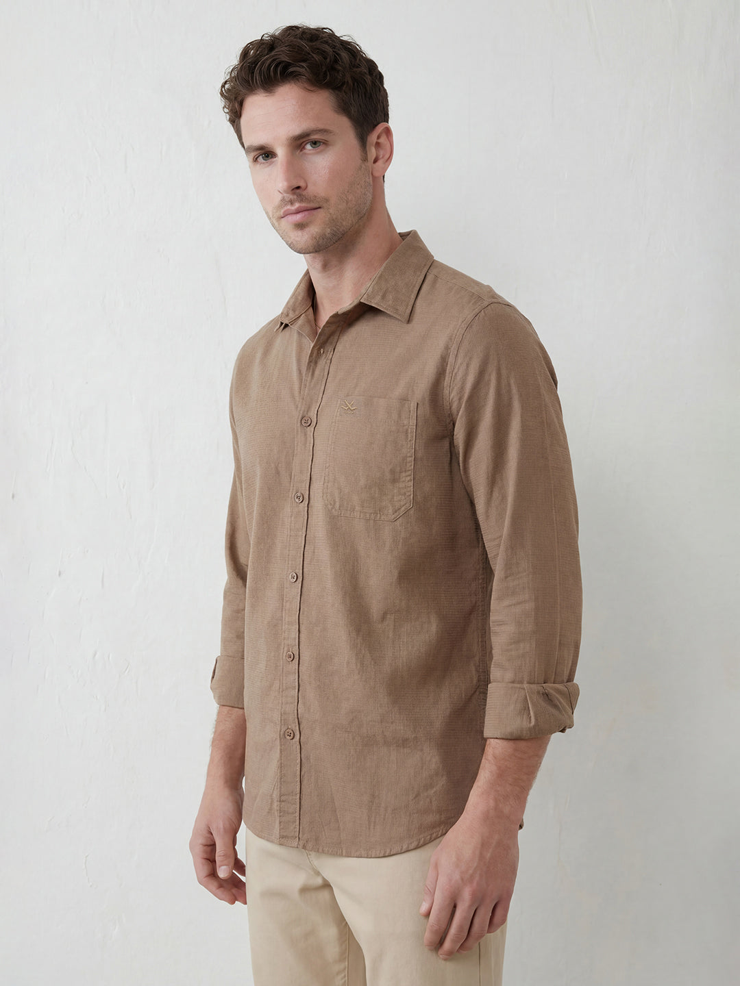 Slim Fit Polo T-Shirt | Khaki