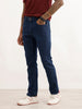 Solid Slim Fit Denim Jeans | Dark Blue