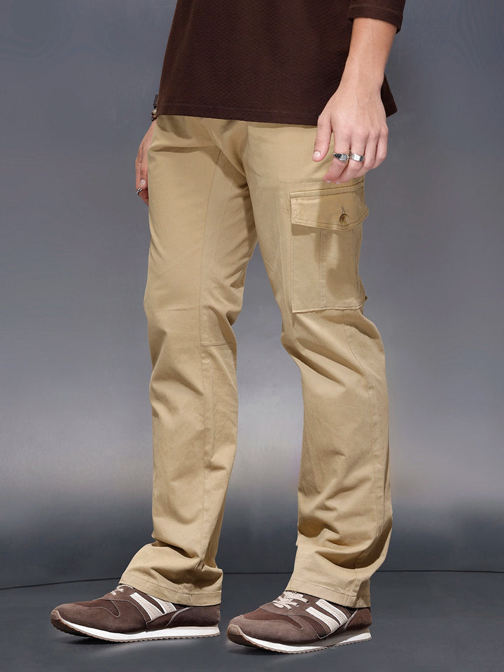 Men’s straight fit cargo | Khaki