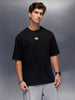 Solid Regular Fit T-Shirt   |  Black