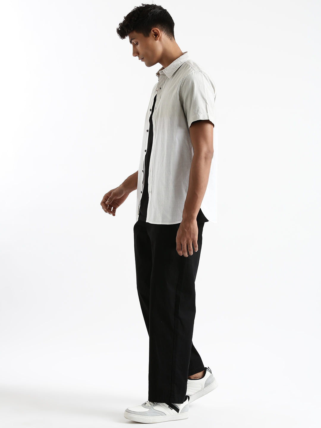 Classic Sleek Half Sleeve Cotton Shirt