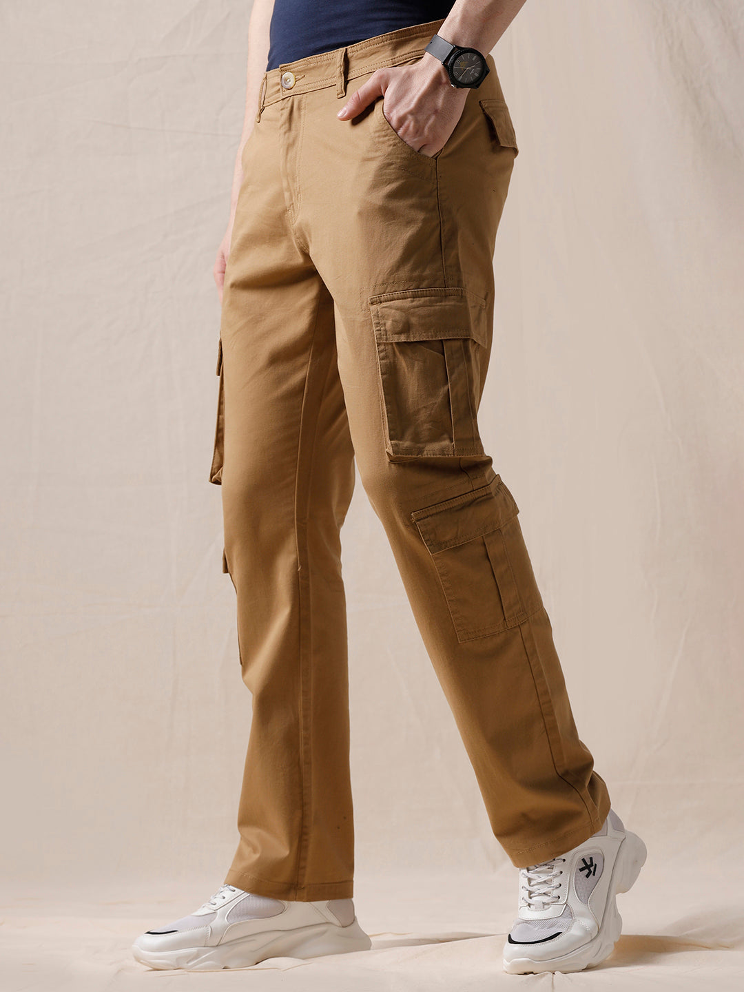 Basic Brown Cargo Pants – Wrogn