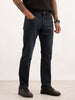 Faded Straight Fit Denim Jeans | Dark Grey | WJN0200SR2061S