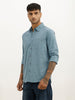 Solid Slim Fit Full Sleeve Shirt | Dark Blue