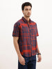 Patchwork Printed AOP Shirt | Red