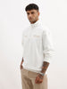 Oversized Fit Embroidered Detail Sweatshirt | Off White
