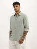 Solid Slim Fit Full Sleeve Shirt | Olive