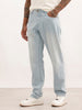 Heavy Fade Slim Fit Denim Jeans | Light Blue | WUJN2654F