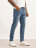 Washed Slim Crop Fit Denim Jeans | Light Blue