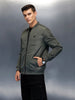 Men's causal regular fit bomber jacket | Olive